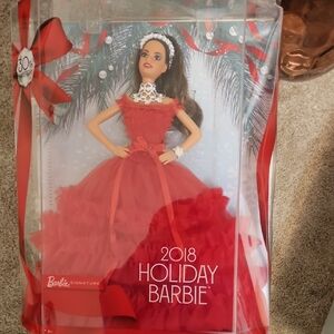 Mattel Barbie Signature 2018 Holiday Doll - Red Dress